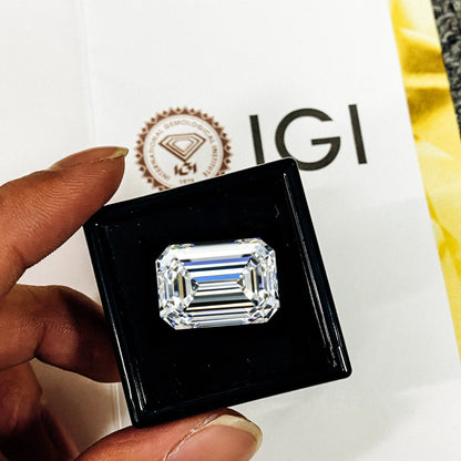Provence CVD diamond Stone Emerald Cut 1-3ct D/VS1 with IGI Certificate lab grown diamond Fine Jewelry Loose Stone Wholesale