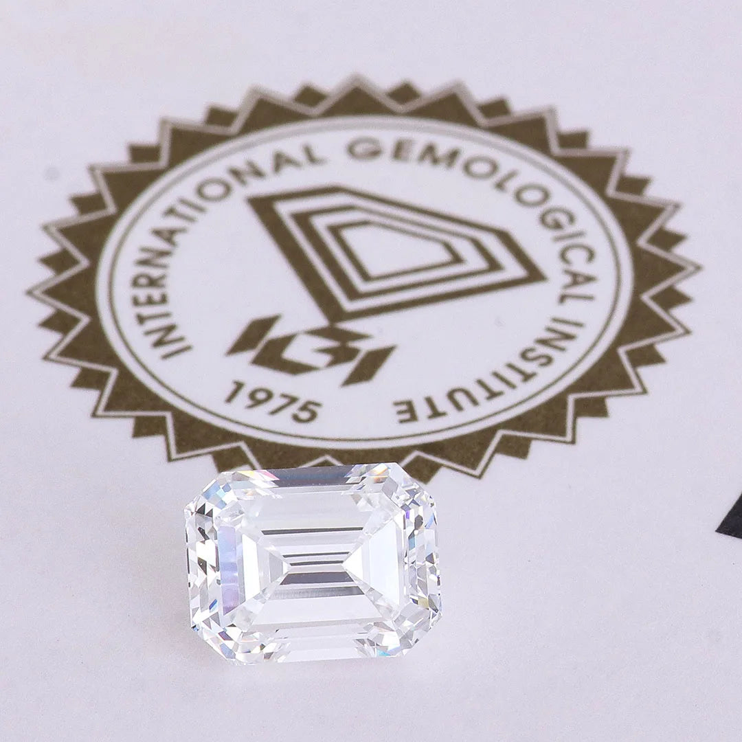Provence CVD diamond Stone Emerald Cut 1-3ct D/VS1 with IGI Certificate lab grown diamond Fine Jewelry Loose Stone Wholesale