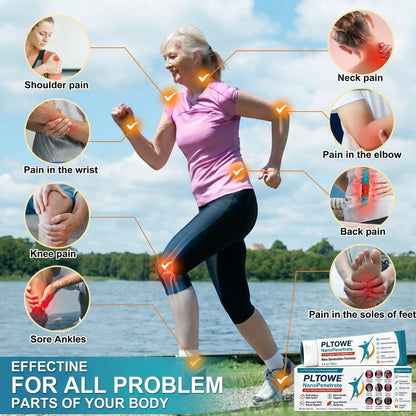PLTOWE® NanoPenetrate Advanced Pain Relief Gel 🇺🇸 | Fast Comfort & Long-Term Joint & Muscle Care | Lidocaine + Menthol + MSM + Type II Collagen Formula | For Joint Pain, Muscle Soreness & Stiffness 💥